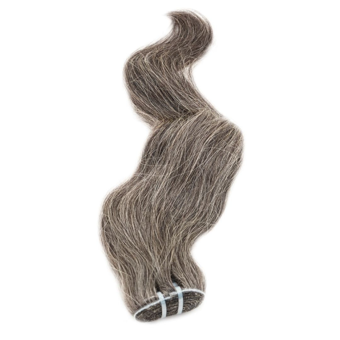 Vietnamese Natural Gray Hair Extensions